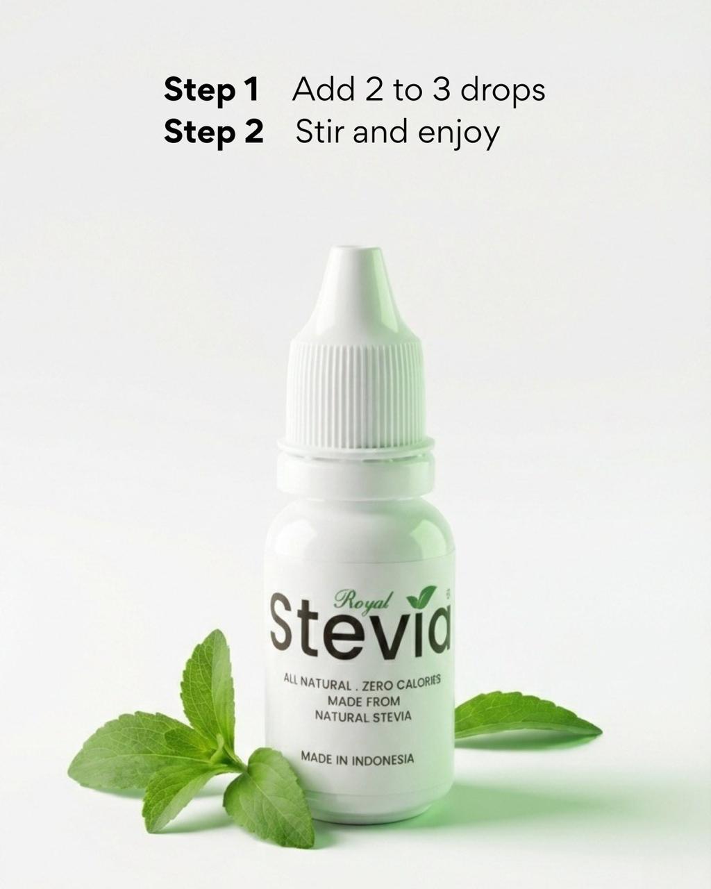 Royal Stevia™ Natural Drops | Zero Sugar Zero Calorie Sweetener