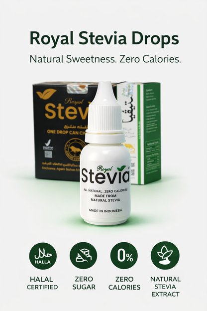 Royal Stevia™ Natural Drops | Zero Sugar Zero Calorie Sweetener