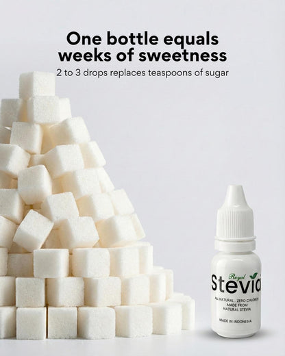 Royal Stevia™ Natural Drops | Zero Sugar Zero Calorie Sweetener